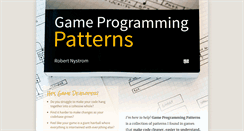 Desktop Screenshot of gameprogrammingpatterns.com