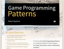 Tablet Screenshot of gameprogrammingpatterns.com